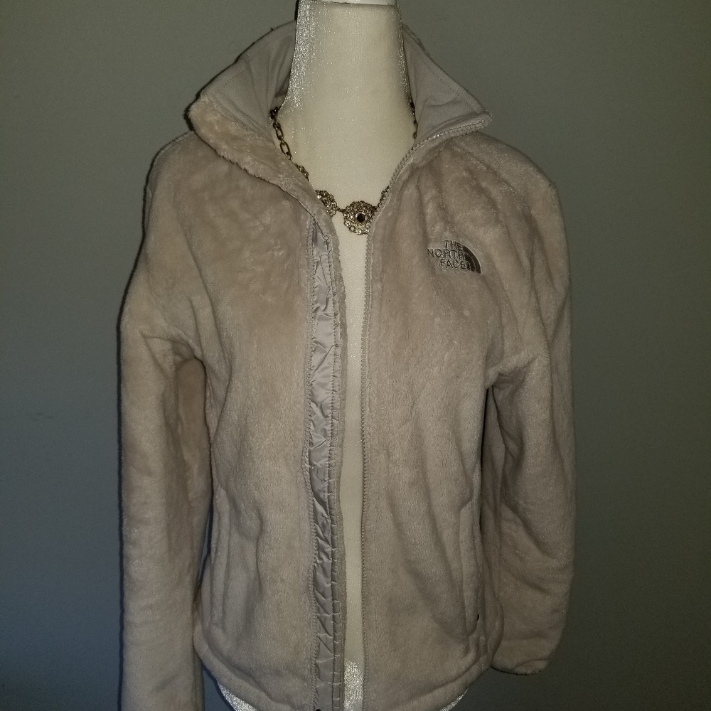 Northface white silver fleece